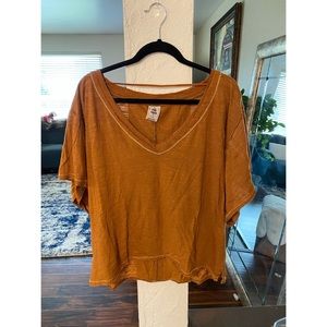Free People Slouchy V-neck